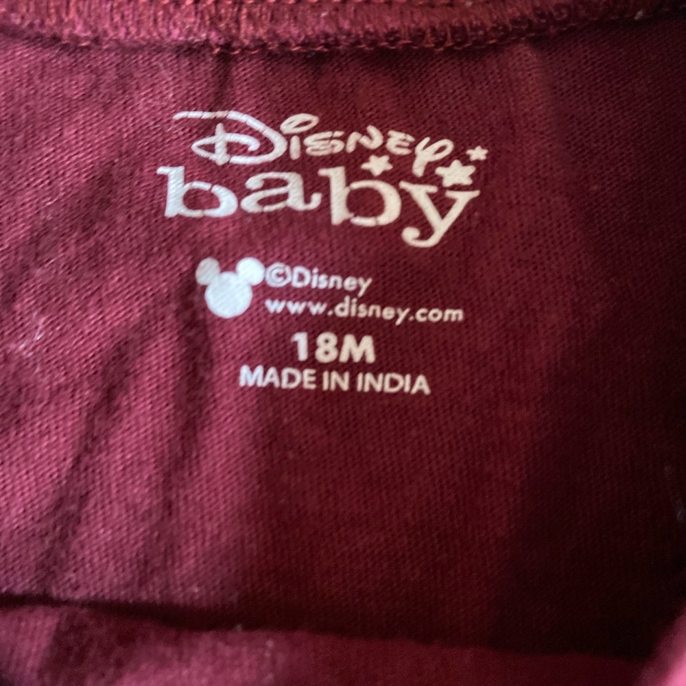 Disney Minnie Mouse Top & One Piece Romper & Bodysuit Sz 18 months Lot of 3 - Picture 4 of 6